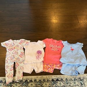 Carters girl 18 month pajamas